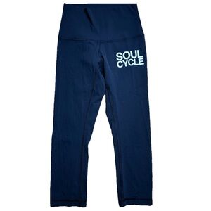 Lululemon x Soul Cycle Black Wunder Under Crop Leggings